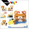 LNO cute Japanese rilakkuma relaxed bear kawaii animal mini blocks diamond blocks kids building brick DIY - LOZ MALL