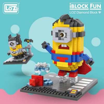 LOZ Diamond Blocks Super Heroes Figuras Plastic Assembly Toys Cartoon Pixels Action Figures Creative Gift Educational - LOZ MALL