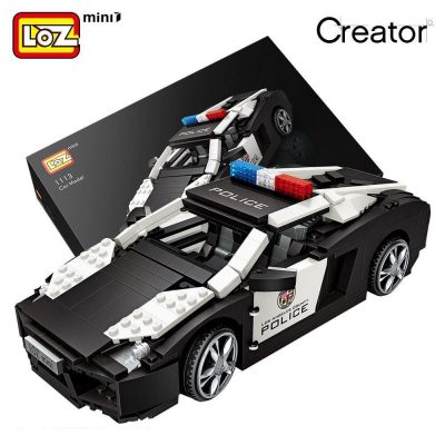 LOZ Mini Blocks Technic Mini City Police Car Model Building Bricks Vehicle Racing Car Assembly Toy - LOZ MALL