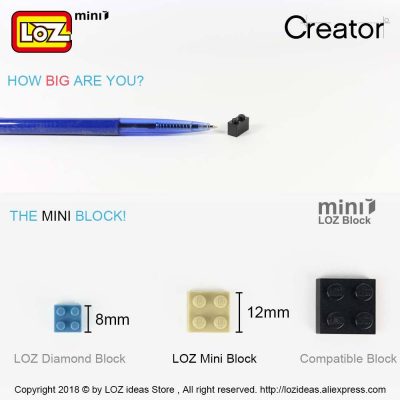 LOZ Mini Blocks Technic Mini City Police Car Model Building Bricks Vehicle Racing Car Assembly Toy 3 - LOZ MALL