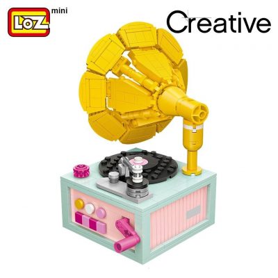 LOZ Mini Building Blocks phonograph Assemable Kids Educational Toys for Children Creator Technic Girl Play House - LOZ MALL