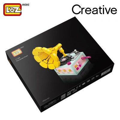 LOZ Mini Building Blocks phonograph Assemable Kids Educational Toys for Children Creator Technic Girl Play House 2 - LOZ MALL