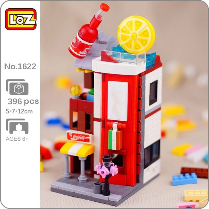 LOZ 1622 City Street Cola Soda Drink Beverage Shop Store Architecture Model Mini Blocks Bricks Building.jpg Q90.jpg - LOZ MALL