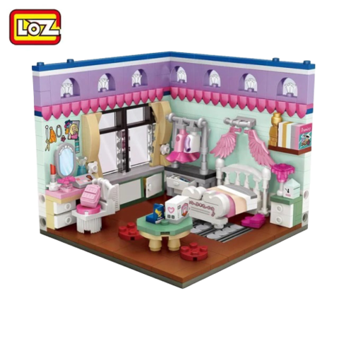LOZ Mini Building Blocks Building Toy Plastic Assembled Children s Toy DIY Home Scene Model Corner removebg preview - LOZ MALL
