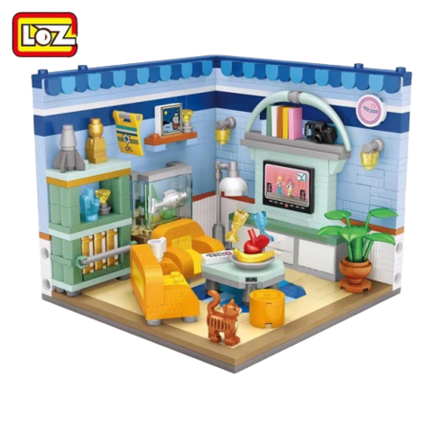 LOZ Mini Building Blocks Building Toy Plastic Assembled Children s Toy DIY Home Scene Model Corner removebg - LOZ MALL