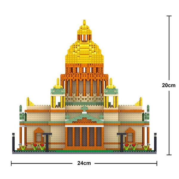Lezi 8044 World Architecture St Isaac s Cathedral Museum Church DIY Mini Diamond Blocks Bricks Building - LOZ MALL