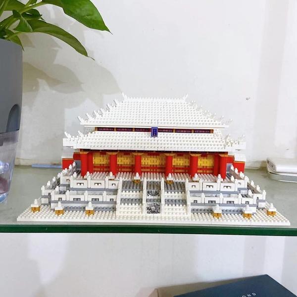 Lezi 8049 World Architecture Hall of Supreme Harmony Taihe Palace Mini Diamond Blocks Bricks Building Toy - LOZ MALL