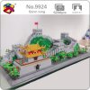 PZX 9924 World Architecture The Great Wall Tower Palace 3D Model DIY Mini Diamond Blocks Bricks - LOZ MALL
