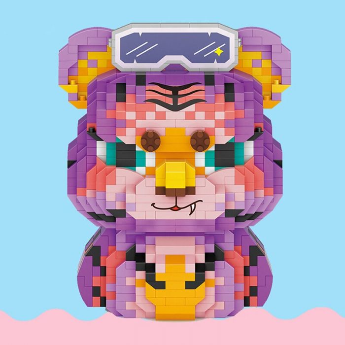 LOZ 8117 Animal World Spring Festival Tiger Year Glasses Pet Doll 3D Mini Diamond Blocks Bricks 4 - LOZ MALL
