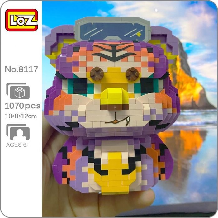 LOZ 8117 Animal World Spring Festival Tiger Year Glasses Pet Doll 3D Mini Diamond Blocks Bricks - LOZ MALL