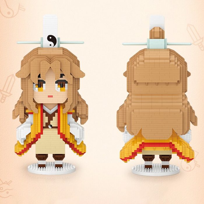 LOZ 9057 China Ancient Taoist Priest Sword Warrior Monster Boy Model DIY 3D Mini Blocks Bricks 1 - LOZ MALL