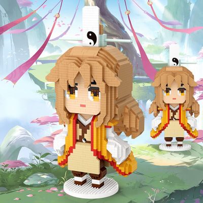 LOZ 9057 China Ancient Taoist Priest Sword Warrior Monster Boy Model DIY 3D Mini Blocks Bricks 3 - LOZ MALL