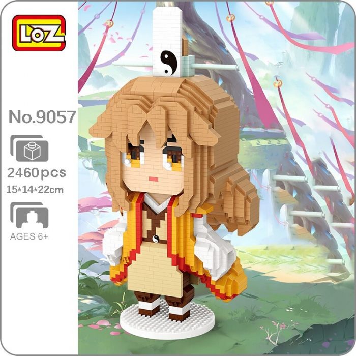LOZ 9057 China Ancient Taoist Priest Sword Warrior Monster Boy Model DIY 3D Mini Blocks Bricks - LOZ MALL