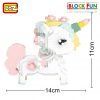 LOZ 9251 9256 Christmas Bear Cherry Blossom Unicorn and Peach 1 - LOZ MALL