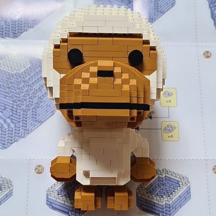 LOZ Animal World Wild Monkey Gorilla Monster Boy Girl Pet Doll Model Mini Diamond Blocks Bricks 2 - LOZ MALL