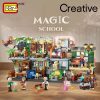 LOZ Building Blocks Magic Academy Street View Mini Small Particle Assembled Toys Puzzle Girls Boys - LOZ MALL