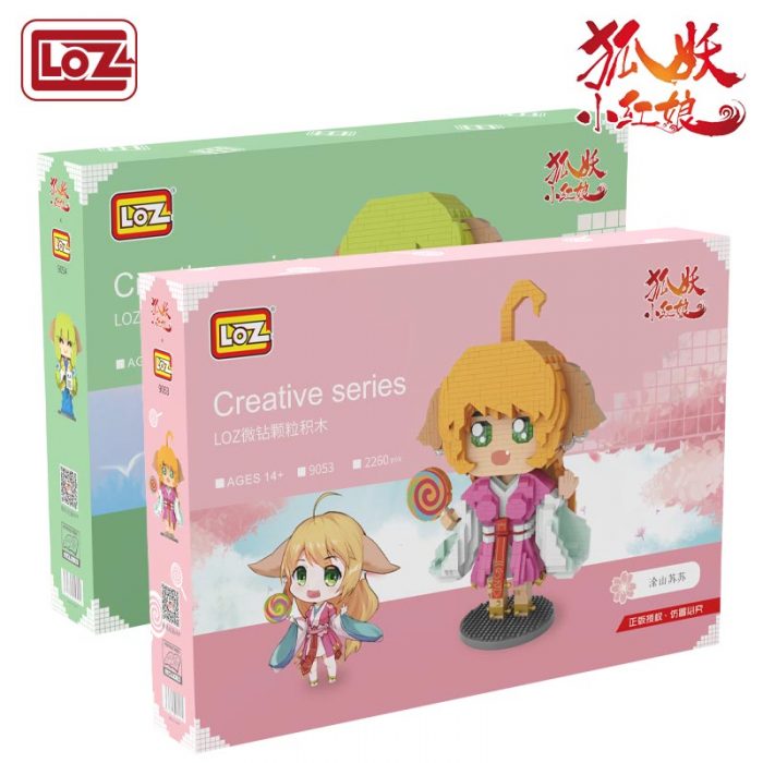 LOZ Diamond Blocks building assembling adult high difficulty large scale mosaic model ornaments fox demon little 3 - LOZ MALL