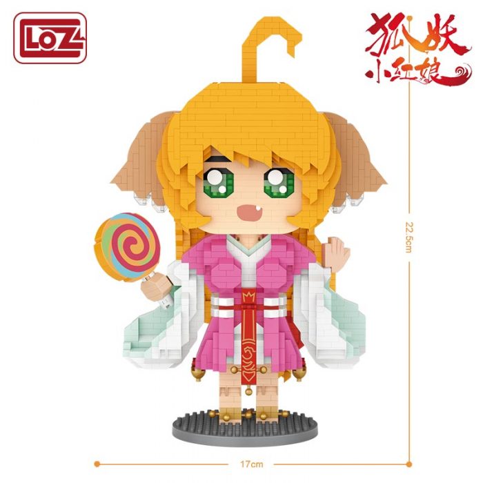 LOZ Diamond Blocks building assembling adult high difficulty large scale mosaic model ornaments fox demon little 4 - LOZ MALL
