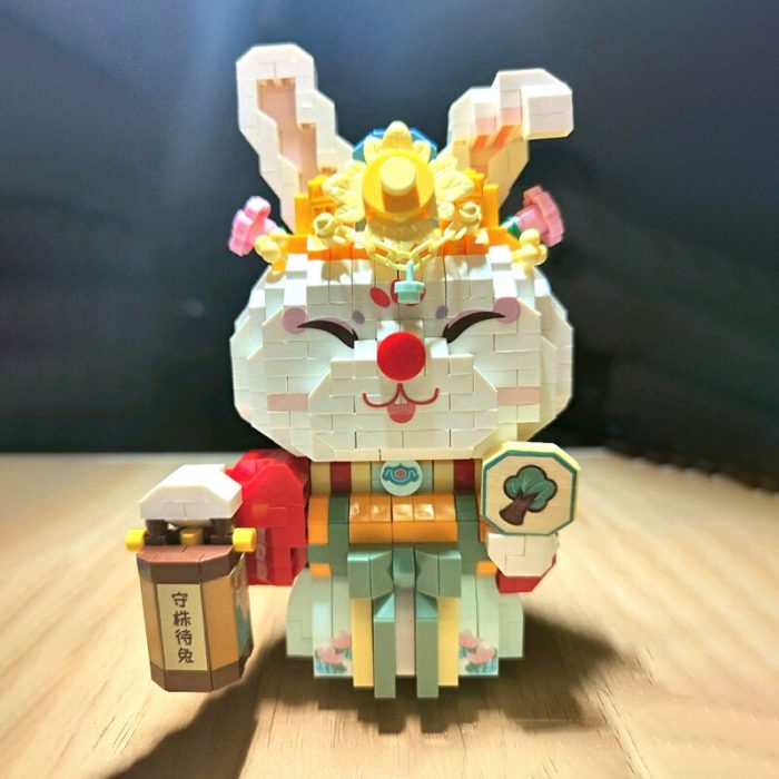 LOZ Fairy Tale Girl Ancient Rabbit Animal Crystal Shoe Broom Model Mini Diamond Blocks Bricks Building 1 - LOZ MALL