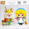 LOZ Fairy Tale Girl Ancient Rabbit Animal Crystal Shoe Broom Model Mini Diamond Blocks Bricks Building - LOZ MALL