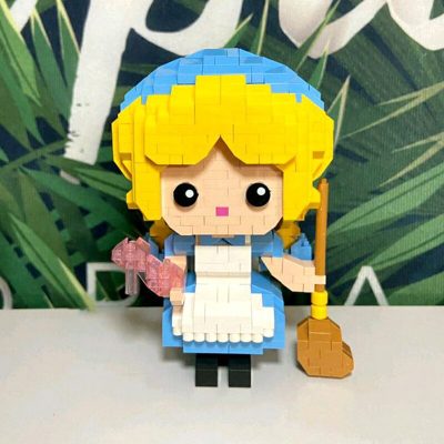 LOZ Fairy Tale Girl Ancient Rabbit Animal Crystal Shoe Broom Model Mini Diamond Blocks Bricks Building 3 - LOZ MALL