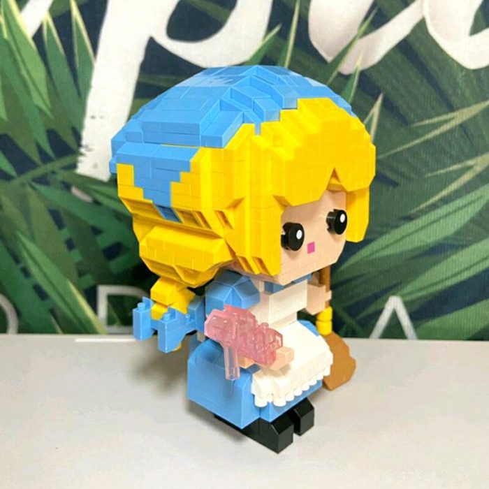 LOZ Fairy Tale Girl Ancient Rabbit Animal Crystal Shoe Broom Model Mini Diamond Blocks Bricks Building 4 - LOZ MALL