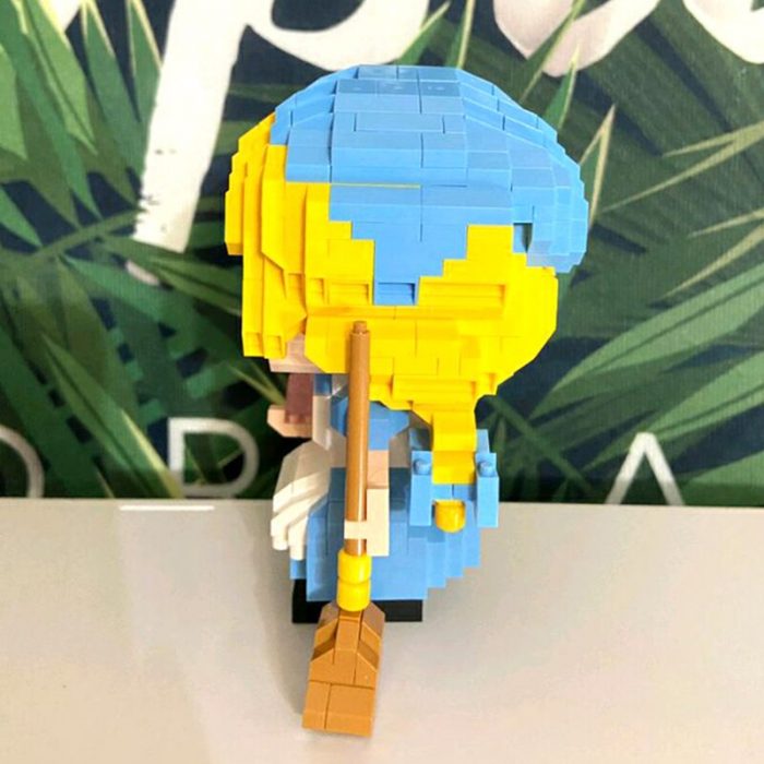 LOZ Fairy Tale Girl Ancient Rabbit Animal Crystal Shoe Broom Model Mini Diamond Blocks Bricks Building 5 - LOZ MALL