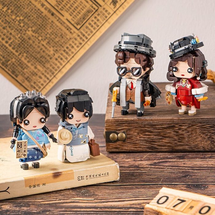LOZ The Republic of China Era Singer Boss Leader Youth Student Schoolgirl 3D Mini Blocks Bricks 4 - LOZ MALL