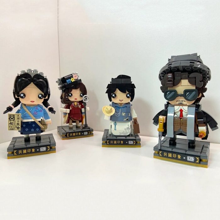 LOZ The Republic of China Era Singer Boss Leader Youth Student Schoolgirl 3D Mini Blocks Bricks 5 - LOZ MALL