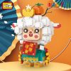 LOZ triumphantly National Tide Micro Diamond Small Particle Assembled Toy Building Block Model Sheep Assembled Year - LOZ MALL