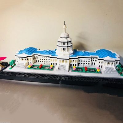 Balody 16082 World Architecture United States Capitol Congress House Garden Mini Diamond Blocks Bricks Building Toy 2 - LOZ MALL