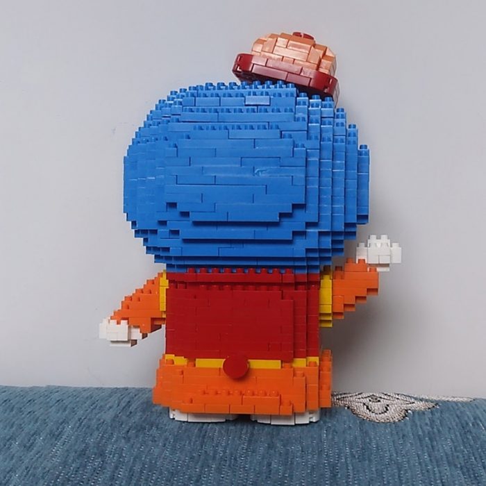 Balody 16146 Anime Doraemon China Town Cat Hat Animal Robot Pet Mini Diamond Blocks Bricks Building 5 - LOZ MALL