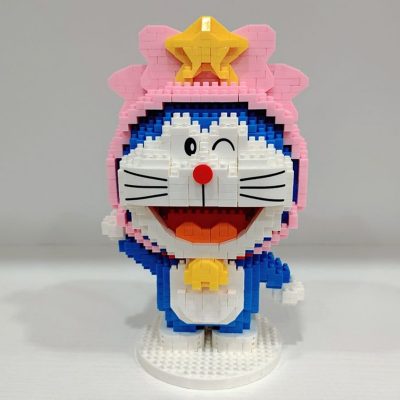 Balody 16230 Zodiac Anime Doraemon Virgo Cat Robot Animal Pet Model Mini Diamond Blocks Bricks Building 5 - LOZ MALL