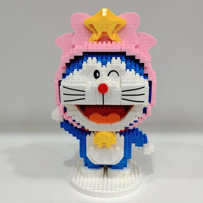 Balody 16230 Zodiac Anime Doraemon Virgo Cat Robot Animal Pet Model Mini Diamond Blocks Bricks Building 5 - LOZ MALL