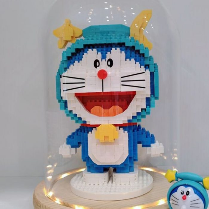 Balody 16231 Zodiac Anime Doraemon Libra Cat Robot Animal Pet Model Mini Diamond Blocks Bricks Building 5 - LOZ MALL