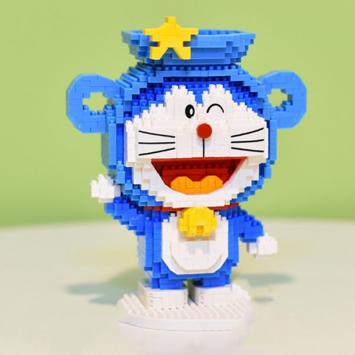 Balody 16235 Zodiac Anime Doraemon Aquarius Cat Robot Animal 3D Mini Diamond Blocks Bricks Building Toy 2 - LOZ MALL