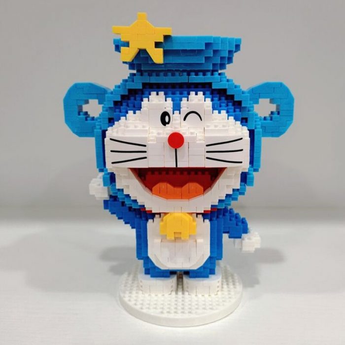 Balody 16235 Zodiac Anime Doraemon Aquarius Cat Robot Animal 3D Mini Diamond Blocks Bricks Building Toy 4 - LOZ MALL