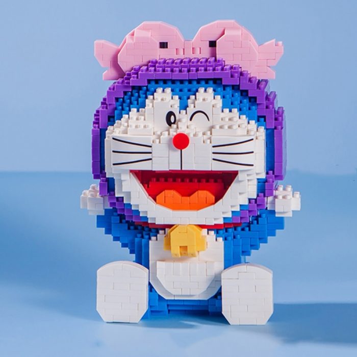 Balody 16236 Zodiac Anime Doraemon Pisces Cat Robot Animal Pet Mini Diamond Blocks Bricks Building Toy 1 - LOZ MALL