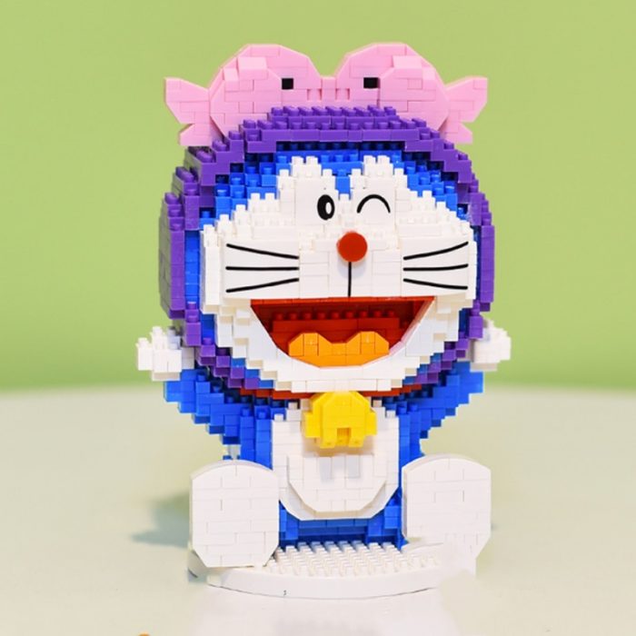 Balody 16236 Zodiac Anime Doraemon Pisces Cat Robot Animal Pet Mini Diamond Blocks Bricks Building Toy 2 - LOZ MALL