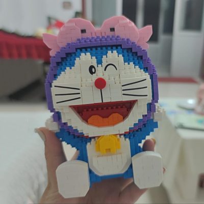 Balody 16236 Zodiac Anime Doraemon Pisces Cat Robot Animal Pet Mini Diamond Blocks Bricks Building Toy 3 - LOZ MALL