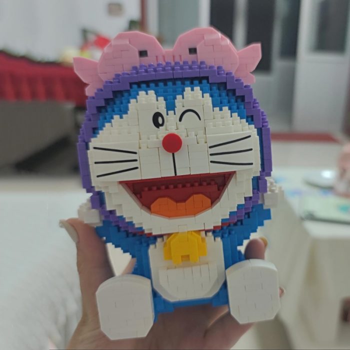 Balody 16236 Zodiac Anime Doraemon Pisces Cat Robot Animal Pet Mini Diamond Blocks Bricks Building Toy 3 - LOZ MALL