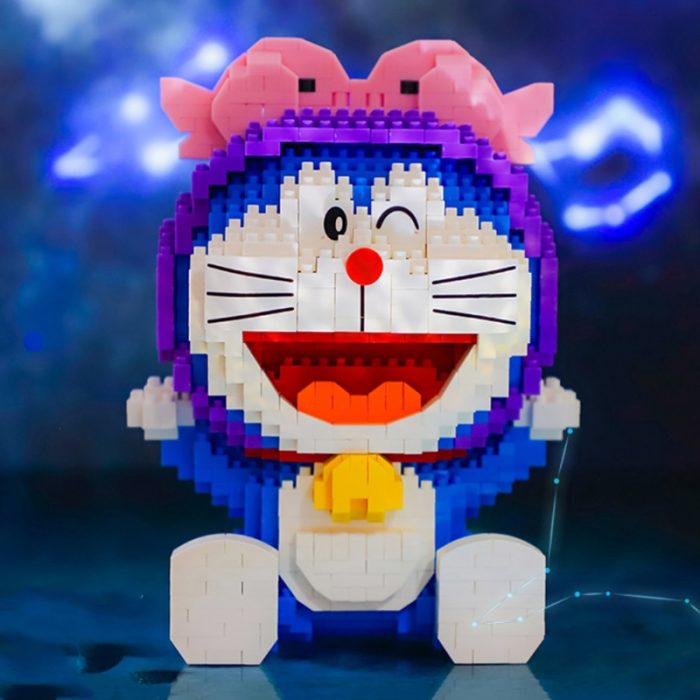 Balody 16236 Zodiac Anime Doraemon Pisces Cat Robot Animal Pet Mini Diamond Blocks Bricks Building Toy 5 - LOZ MALL