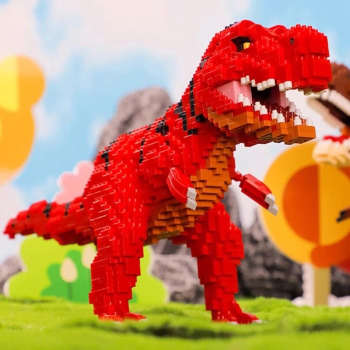 Balody 16248 Jurassic Period Dinosaur Torvosaurus Monster DIY Mini Diamond Blocks Bricks Building Toy For Children 5 - LOZ MALL