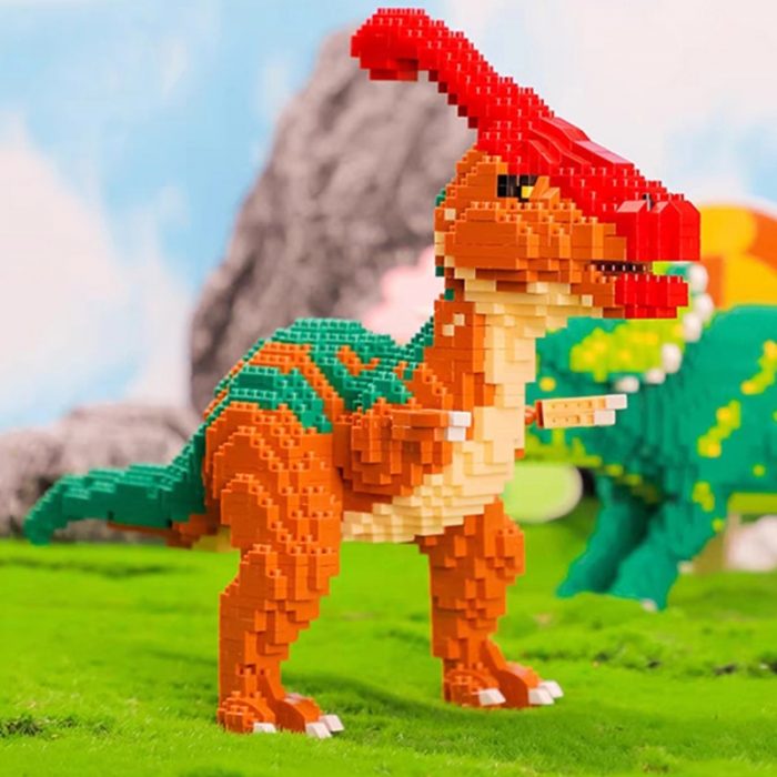 Balody 16250 Jurassic Period Dinosaur Parasaurolophus Monster Mini Diamond Blocks Bricks Building Toy For Children Gift 1 - LOZ MALL