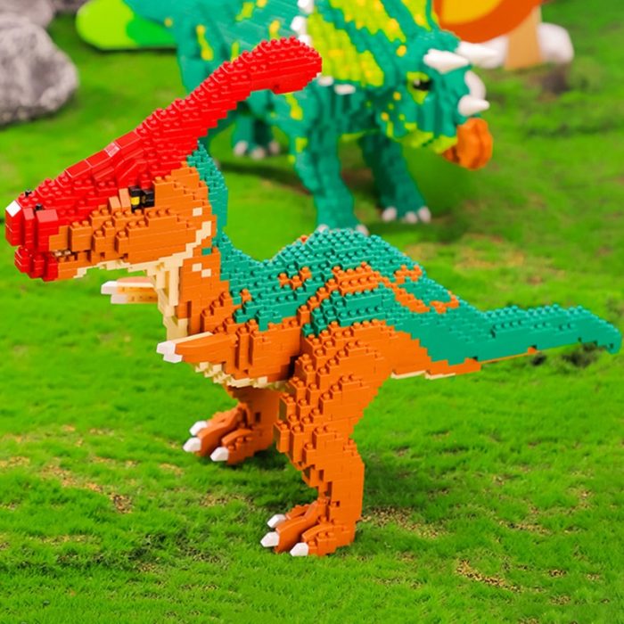Balody 16250 Jurassic Period Dinosaur Parasaurolophus Monster Mini Diamond Blocks Bricks Building Toy For Children Gift 2 - LOZ MALL
