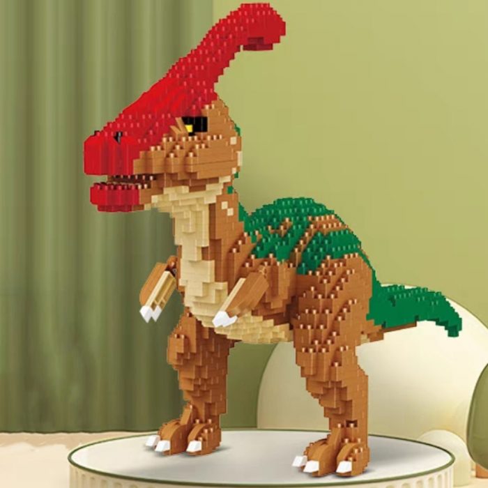 Balody 16250 Jurassic Period Dinosaur Parasaurolophus Monster Mini Diamond Blocks Bricks Building Toy For Children Gift 3 - LOZ MALL