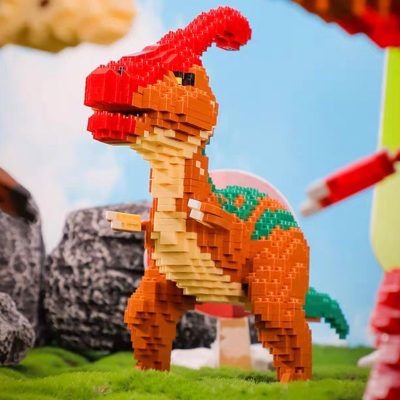 Balody 16250 Jurassic Period Dinosaur Parasaurolophus Monster Mini Diamond Blocks Bricks Building Toy For Children Gift 4 - LOZ MALL