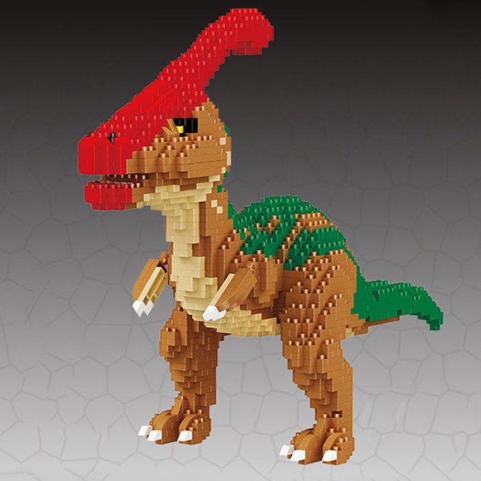 Balody 16250 Jurassic Period Dinosaur Parasaurolophus Monster Mini Diamond Blocks Bricks Building Toy For Children Gift 5 - LOZ MALL