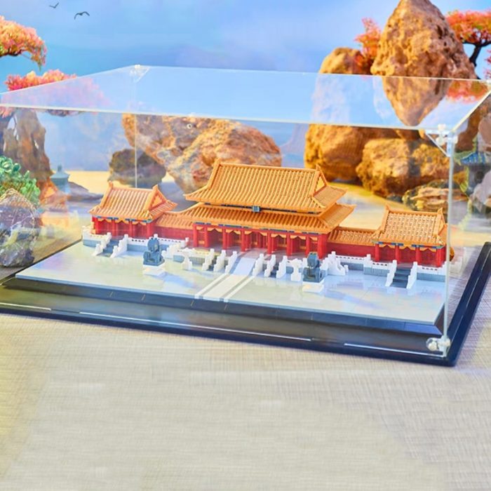 Balody 16277 Architecture Imperial Palace Hall Of Supreme Harmony Square LED Mini Diamond Blocks Bricks Building 3 - LOZ MALL