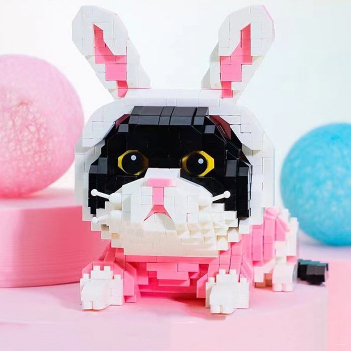 Balody 16405 Animal World Persian Cat Kitten Rabbit Clothing Pet DIY Mini Diamond Blocks Bricks Building 1 - LOZ MALL